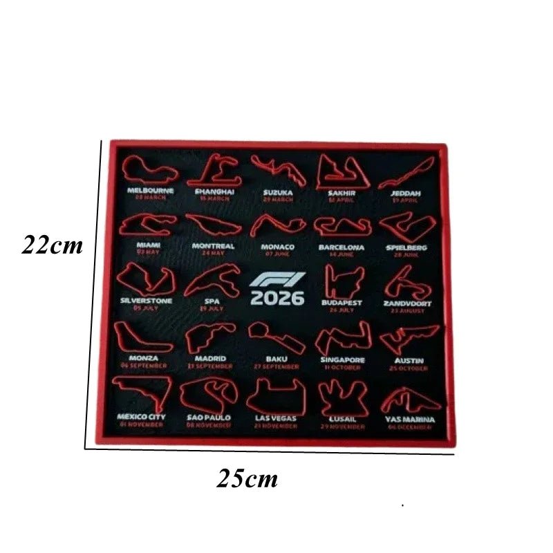 2026 F1 Racing Map Poster Art Painting Decoration Home Decor - Minimaloria