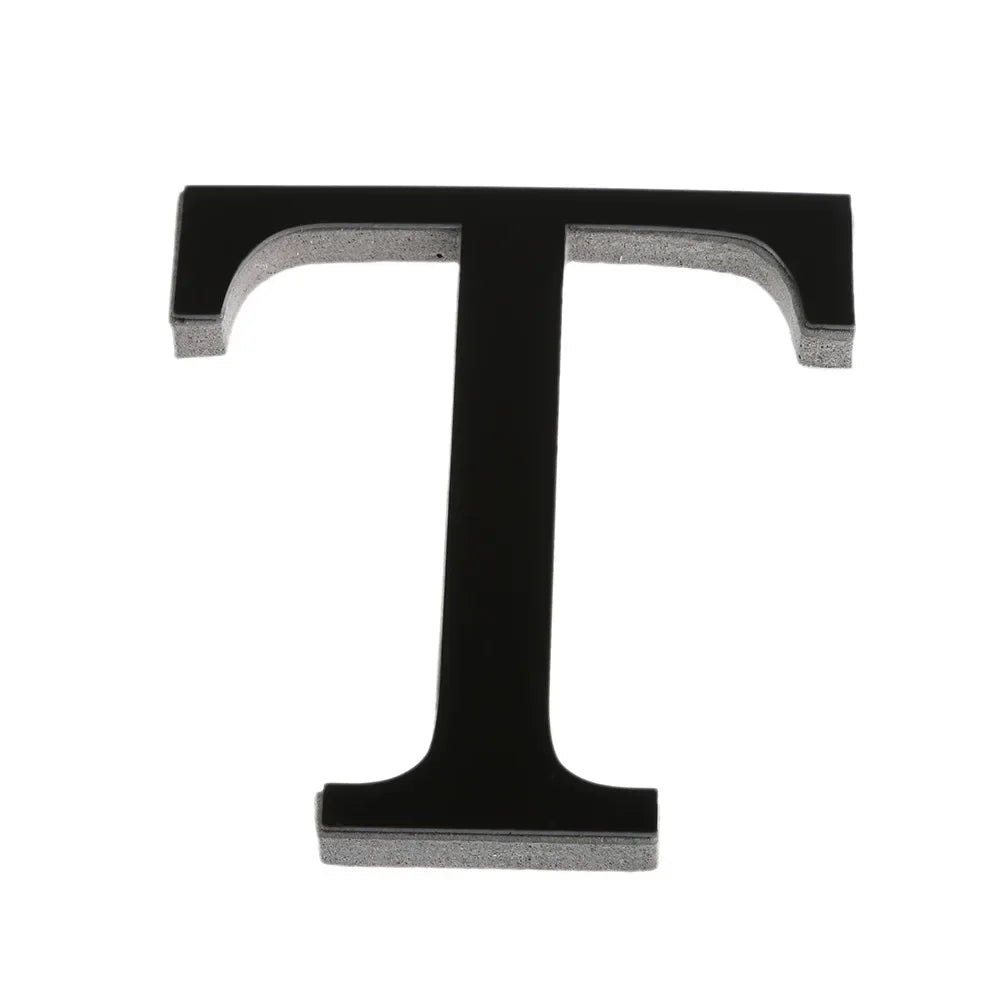 26 Lettres Autocollantes Murales DIY 3D en Acrylique Miroir – Décoration Murale pour Maison et Fêtes - Minimaloria