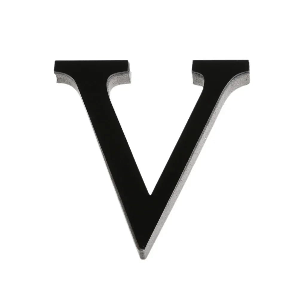 26 Lettres Autocollantes Murales DIY 3D en Acrylique Miroir – Décoration Murale pour Maison et Fêtes - Minimaloria