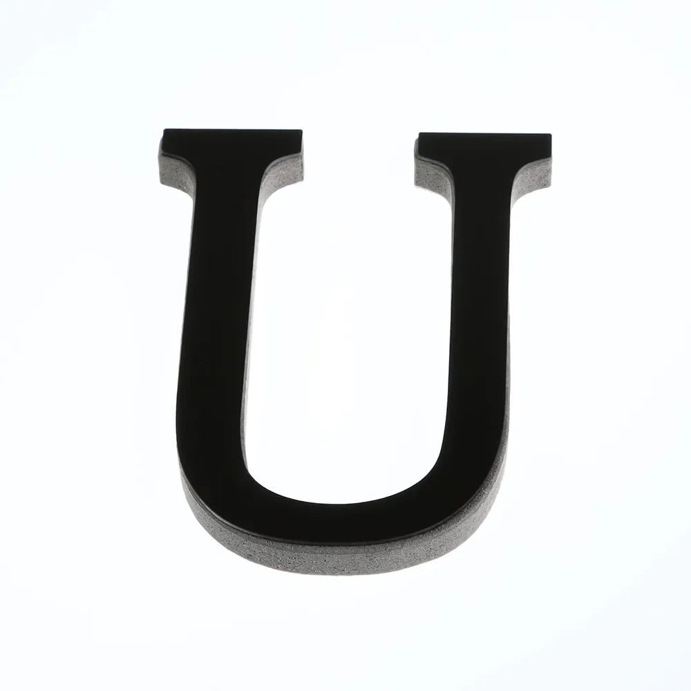 26 Lettres Autocollantes Murales DIY 3D en Acrylique Miroir – Décoration Murale pour Maison et Fêtes - Minimaloria