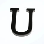 26 Lettres Autocollantes Murales DIY 3D en Acrylique Miroir – Décoration Murale pour Maison et Fêtes - Minimaloria