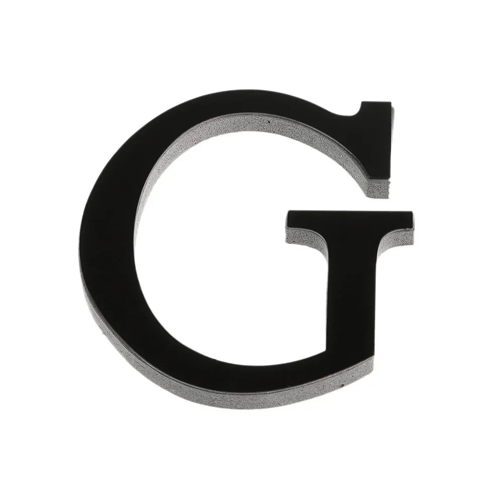 26 Lettres Autocollantes Murales DIY 3D en Acrylique Miroir – Décoration Murale pour Maison et Fêtes - Minimaloria