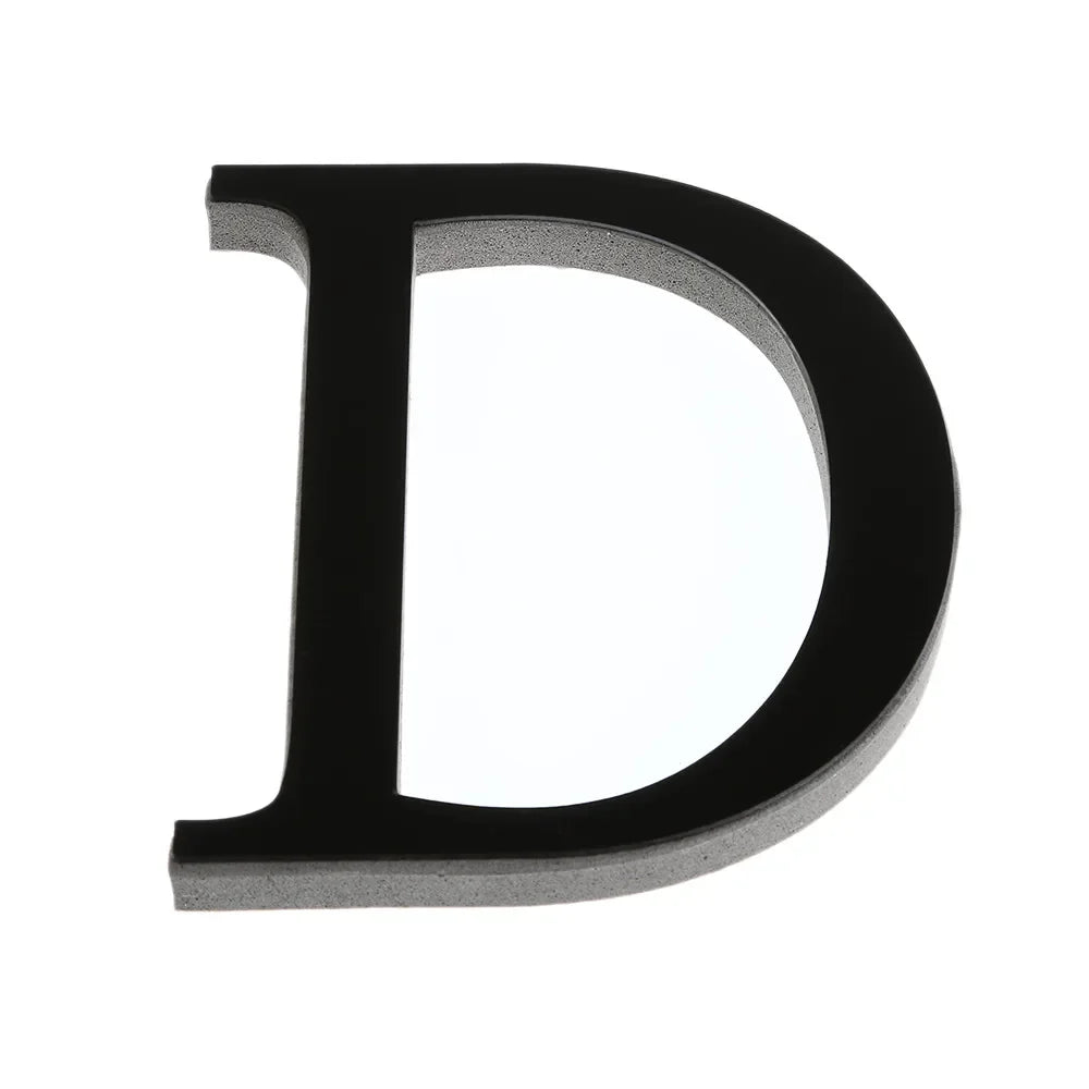 26 Lettres Autocollantes Murales DIY 3D en Acrylique Miroir – Décoration Murale pour Maison et Fêtes - Minimaloria