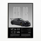 911 GT3 RS 718 Cayman GT4 RS Hyper Car Poster 992 Print Canvas painting Wall Art Decor Picture For Living Bed Room Home Decor - Minimaloria