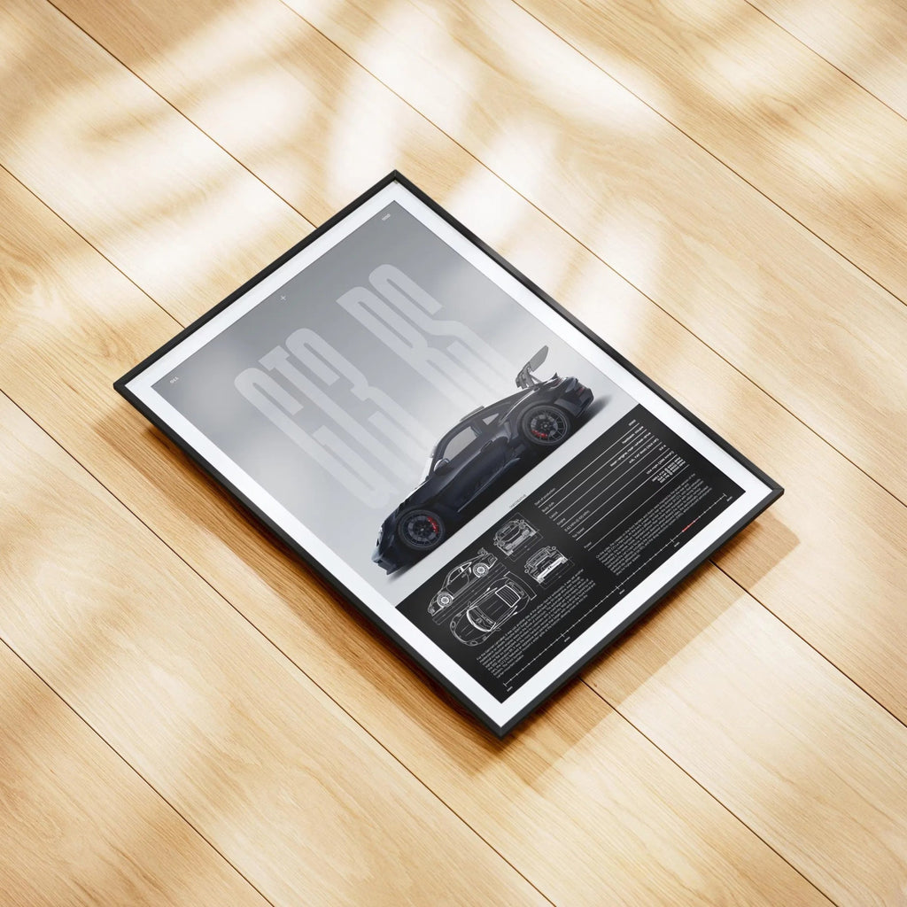 911 GT3 RS 718 Cayman GT4 RS Hyper Car Poster 992 Print Canvas painting Wall Art Decor Picture For Living Bed Room Home Decor - Minimaloria