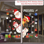Autocollants de Fenêtre de Noël – Stickers Muraux pour Chambre d’Enfants, Décorations Merry Christmas pour la Maison, Décors Muraux Nouvel An - Minimaloria