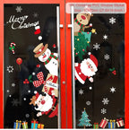 Autocollants de Fenêtre de Noël – Stickers Muraux pour Chambre d’Enfants, Décorations Merry Christmas pour la Maison, Décors Muraux Nouvel An - Minimaloria