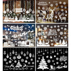 Autocollants de Fenêtre de Noël – Stickers Muraux pour Chambre d’Enfants, Décorations Merry Christmas pour la Maison, Décors Muraux Nouvel An - Minimaloria