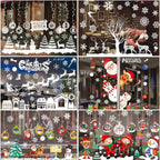 Autocollants de Fenêtre de Noël – Stickers Muraux pour Chambre d’Enfants, Décorations Merry Christmas pour la Maison, Décors Muraux Nouvel An - Minimaloria