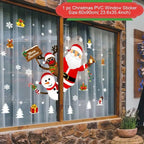 Autocollants de Fenêtre de Noël – Stickers Muraux pour Chambre d’Enfants, Décorations Merry Christmas pour la Maison, Décors Muraux Nouvel An - Minimaloria