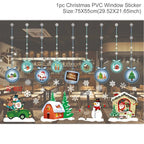 Autocollants de Fenêtre de Noël – Stickers Muraux pour Chambre d’Enfants, Décorations Merry Christmas pour la Maison, Décors Muraux Nouvel An - Minimaloria