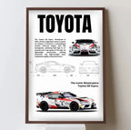 Ensemble Complet de Posters de Voitures Célèbres – 911, DB11, F40 – Impression sur Toile pour Décoration Murale Moderne de Salon ou Chambre – Cadeau Sans Cadre - Minimaloria