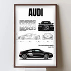 Ensemble Complet de Posters de Voitures Célèbres – 911, DB11, F40 – Impression sur Toile pour Décoration Murale Moderne de Salon ou Chambre – Cadeau Sans Cadre - Minimaloria