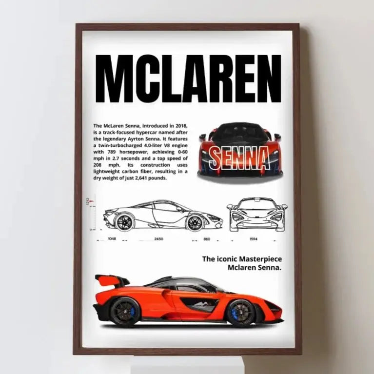 Ensemble Complet de Posters de Voitures Célèbres – 911, DB11, F40 – Impression sur Toile pour Décoration Murale Moderne de Salon ou Chambre – Cadeau Sans Cadre - Minimaloria