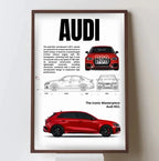 Ensemble Complet de Posters de Voitures Célèbres – 911, DB11, F40 – Impression sur Toile pour Décoration Murale Moderne de Salon ou Chambre – Cadeau Sans Cadre - Minimaloria