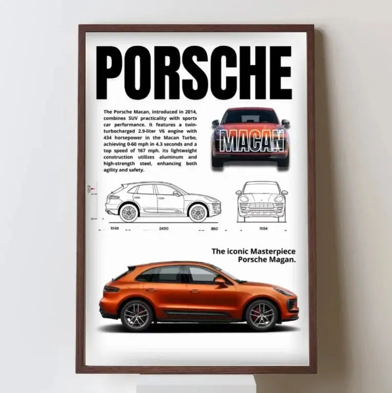 Ensemble Complet de Posters de Voitures Célèbres – 911, DB11, F40 – Impression sur Toile pour Décoration Murale Moderne de Salon ou Chambre – Cadeau Sans Cadre - Minimaloria