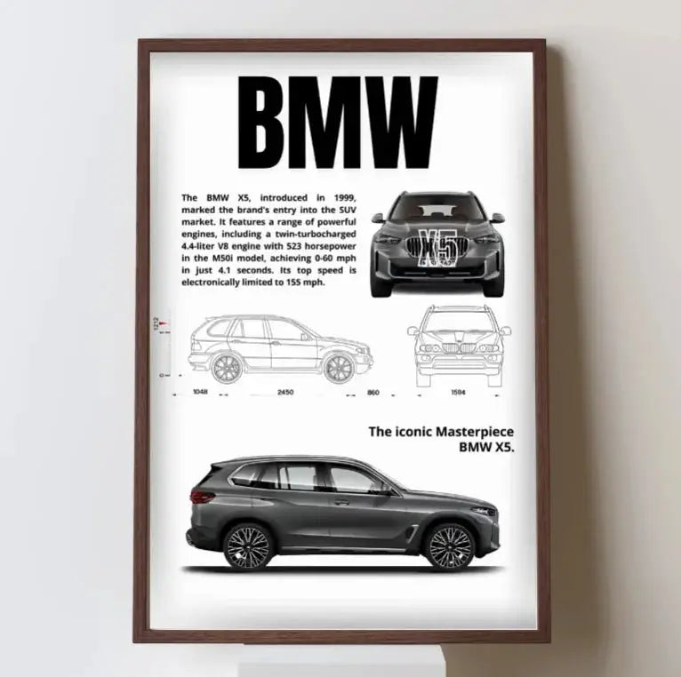 Ensemble Complet de Posters de Voitures Célèbres – 911, DB11, F40 – Impression sur Toile pour Décoration Murale Moderne de Salon ou Chambre – Cadeau Sans Cadre - Minimaloria