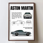 Ensemble Complet de Posters de Voitures Célèbres – 911, DB11, F40 – Impression sur Toile pour Décoration Murale Moderne de Salon ou Chambre – Cadeau Sans Cadre - Minimaloria