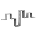 Étagère murale blanche 104,5 x 10 x 43 cm en bois manufacturé – Étagère verticale décorative à suspendre pour salon et maison - Minimaloria