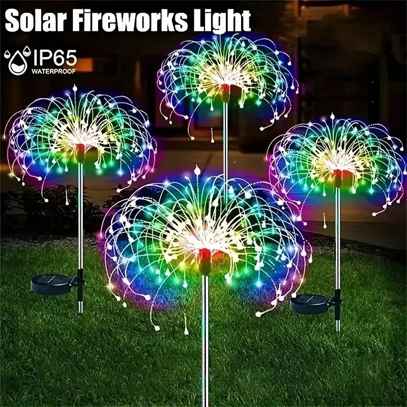 Lampes Solaires Feux d’Artifice 60 LED - Minimaloria