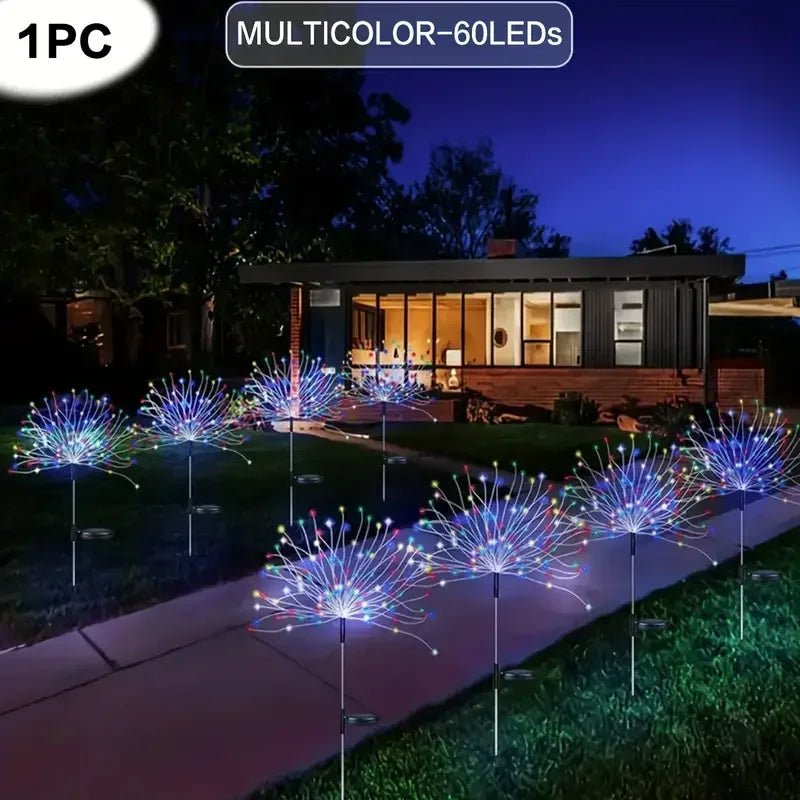 Lampes Solaires Feux d’Artifice 60 LED - Minimaloria