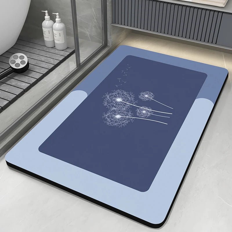 Tapis de Bain en Diatomite – Tapis de Salle de Bain Absorbant et Antidérapant, Séchage Rapide, Tapis de Douche, Tapis de Sol pour Toilettes, Tapis d’Entrée Lavablee - Minimaloria