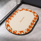 Tapis de Bain en Diatomite – Tapis de Salle de Bain Absorbant et Antidérapant, Séchage Rapide, Tapis de Douche, Tapis de Sol pour Toilettes, Tapis d’Entrée Lavablee - Minimaloria
