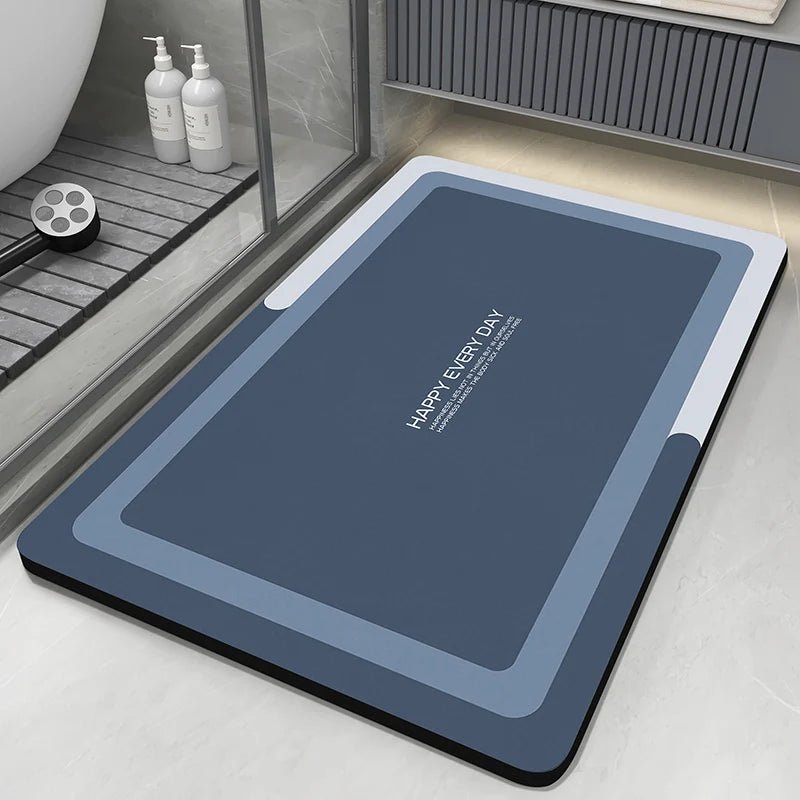 Tapis de Bain en Diatomite – Tapis de Salle de Bain Absorbant et Antidérapant, Séchage Rapide, Tapis de Douche, Tapis de Sol pour Toilettes, Tapis d’Entrée Lavablee - Minimaloria