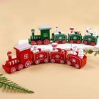 Train de Noël en Plastique – Décorations Merry Christmas Ornement pour Sapin - Minimaloria